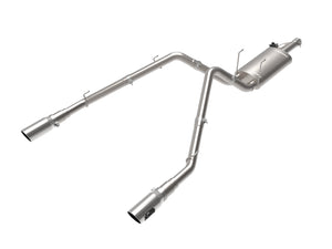 aFe Exhaust Dodge Ram 1500 (2009-2018) Classic (2019-2022) 3" Gemini XV in 304 Stainless Steel w/ Cut-Out Tips