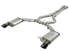 Load image into Gallery viewer, aFe Exhaust Ford Mustang/GT (2015-2017) 3" Mach Force-Xp Series in 304 Stainless Steel w/ Black or Polished Tips - Black Alternate Image