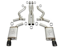 Load image into Gallery viewer, aFe Exhaust Ford Mustang/GT (2015-2017) 3" Mach Force-Xp Series in 304 Stainless Steel w/ Black or Polished Tips - Black Alternate Image