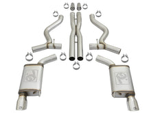 Load image into Gallery viewer, aFe Exhaust Ford Mustang/GT (2015-2017) 3" Mach Force-Xp Series in 304 Stainless Steel w/ Black or Polished Tips - Black Alternate Image