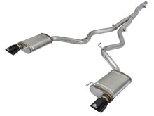 Load image into Gallery viewer, aFe Exhaust Ford Mustang EcoBoost (2015-2021) 3" to 2.5" Mach Force-Xp Series in 304 Stainless Steel w/ Black or Polished Tips Alternate Image