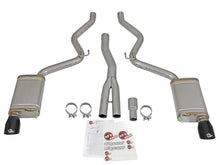 Load image into Gallery viewer, aFe Exhaust Ford Mustang EcoBoost (2015-2021) 3" to 2.5" Mach Force-Xp Series in 304 Stainless Steel w/ Black or Polished Tips Alternate Image