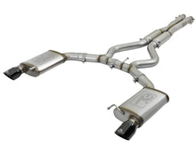 Load image into Gallery viewer, aFe Exhaust Ford Mustang / GT (2015-2017) 3" Mach Force-Xp Series in 304 Stainless Steel w/ Black or Polished Tips - Black Alternate Image