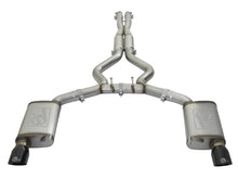 Load image into Gallery viewer, aFe Exhaust Ford Mustang / GT (2015-2017) 3" Mach Force-Xp Series in 304 Stainless Steel w/ Black or Polished Tips - Black Alternate Image