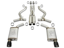 Load image into Gallery viewer, aFe Exhaust Ford Mustang / GT (2015-2017) 3" Mach Force-Xp Series in 304 Stainless Steel w/ Black or Polished Tips - Black Alternate Image