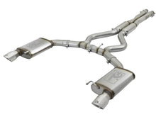 Load image into Gallery viewer, aFe Exhaust Ford Mustang / GT (2015-2017) 3" Mach Force-Xp Series in 304 Stainless Steel w/ Black or Polished Tips - Polished Alternate Image