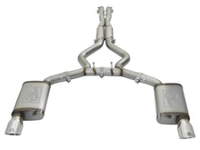 Load image into Gallery viewer, aFe Exhaust Ford Mustang / GT (2015-2017) 3" Mach Force-Xp Series in 304 Stainless Steel w/ Black or Polished Tips - Black Alternate Image