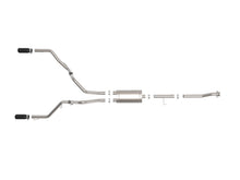 Load image into Gallery viewer, aFe Exhaust Ford F150 / EcoBoost (2021-2022) 3" in 304 Stainless Steel Vulcan Series 3 Standard or Gemini XV Cut-out Tips - Standard Black Alternate Image