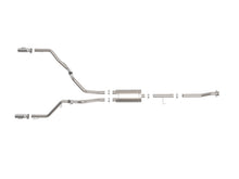 Load image into Gallery viewer, aFe Exhaust Ford F150 / EcoBoost (2021-2022) 3" in 304 Stainless Steel Vulcan Series 3 Standard or Gemini XV Cut-out Tips - Standard Black Alternate Image
