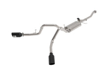 Load image into Gallery viewer, aFe Exhaust Ford F150 / EcoBoost (2021-2022) 3" in 304 Stainless Steel Vulcan Series 3 Standard or Gemini XV Cut-out Tips - Cut-out Black Alternate Image