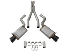 Load image into Gallery viewer, aFe Exhaust Cadillac CTS-V (2009-2015) 3" Mach Force-XP Series in 304 Stainless Steel w/ Black or Polished Tips - Black Tips Alternate Image