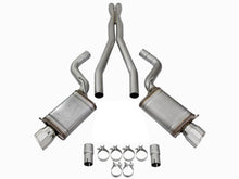 Load image into Gallery viewer, aFe Exhaust Cadillac CTS-V (2009-2015) 3" Mach Force-XP Series in 304 Stainless Steel w/ Black or Polished Tips - Black Tips Alternate Image
