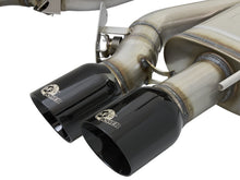 Load image into Gallery viewer, aFe Exhaust Cadillac ATS-V (2016-2019) 3" Mach Force-XP Series in 304 Stainless Steel w/ Black or Polished Tips - Black Tips Alternate Image