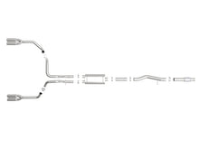 Load image into Gallery viewer, aFe Exhaust Chevy Silverado / GMC Sierra 1500 (2019-2022) 4" Vulcan Series in 304 Stainless Steel - No Tip Alternate Image