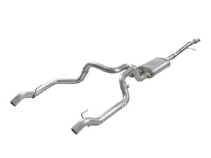 aFe Exhaust Chevy Silverado / GMC Sierra 1500 (2019-2022) 3" to Dual 3" Vulcan Series in 304 Stainless Steel