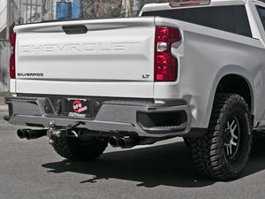 aFe Exhaust Chevy Silverado / GMC Sierra 1500 (2019-2022) 3" to Dual 2.5" Vulcan Series in 304 Stainless Steel