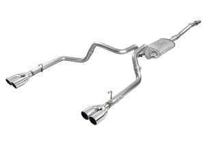 aFe Exhaust Chevy Silverado / GMC Sierra 1500 (2019-2022) 3" to Dual 2.5" Vulcan Series in 304 Stainless Steel