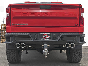 aFe Exhaust Chevy Silverado / GMC Sierra 1500 (2019-2022) 3" to Dual 3" Vulcan Series in 304 Stainless Steel
