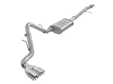 Load image into Gallery viewer, aFe Exhaust Chevy Silverado / GMC Sierra 1500 (2019-2022) 3"  Vulcan Series in 304 Stainless Steel w/ Dual Tips Alternate Image