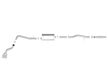 Load image into Gallery viewer, aFe Exhaust Chevy Silverado / GMC Sierra 1500 (2019-2022) 3"  Vulcan Series in 304 Stainless Steel w/ Dual Tips Alternate Image