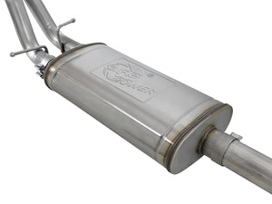 aFe Exhaust Chevy Silverado / GMC Sierra 1500 (2019-2022) 3" to Dual 2.5" Vulcan Series in 304 Stainless Steel w/ Quad Tips