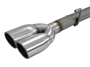 aFe Exhaust Chevy Silverado / GMC Sierra 1500 (2019-2022) 3" to Dual 2.5" Vulcan Series in 304 Stainless Steel w/ Quad Tips