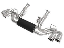 Load image into Gallery viewer, aFe Exhaust Chevy Corvette CB (2020-2022) Mach Force-Xp 304 Stainless Steel w/ Muffler Quad Tips - Polished Tips Alternate Image