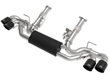 Load image into Gallery viewer, aFe Exhaust Chevy Corvette CB (2020-2022) Mach Force-Xp 304 Stainless Steel with Muffler No PP - Black Tips Alternate Image