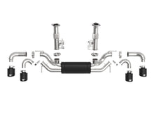 Load image into Gallery viewer, aFe Exhaust Chevy Corvette CB (2020-2022) Mach Force-Xp 304 Stainless Steel with Muffler No PP - Black Tips Alternate Image