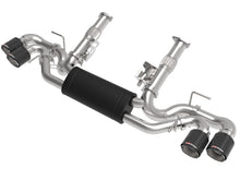 Load image into Gallery viewer, aFe Exhaust Chevy Corvette CB (2020-2022) Mach Force-Xp 304 Stainless Steel with Muffler No PP - Carbon Fiber Tips Alternate Image
