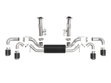Load image into Gallery viewer, aFe Exhaust Chevy Corvette CB (2020-2022) Mach Force-Xp 304 Stainless Steel with Muffler No PP - Black Tips Alternate Image