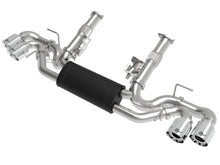 Load image into Gallery viewer, aFe Exhaust Chevy Corvette CB (2020-2022) Mach Force-Xp 304 Stainless Steel with Muffler No PP - Polished Tips Alternate Image