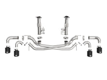 Load image into Gallery viewer, aFe Exhaust Chevy Corvette CB (2020-2022) Mach Force-Xp 304 Stainless Steel without Muffler No PP - Black Tips Alternate Image