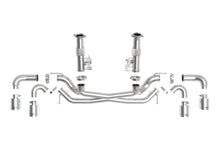 Load image into Gallery viewer, aFe Exhaust Chevy Corvette CB (2020-2022) Mach Force-Xp 304 Stainless Steel without Muffler No PP - Black Tips Alternate Image