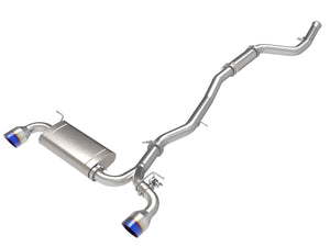 aFe Exhaust Toyota GR Supra 2.0 B48 (2021-2023) 2.5" to 3" Takeda Stainless Catback w/ Dual Tips