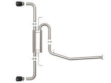 Load image into Gallery viewer, aFe Exhaust Toyota RAV4 (2019-2022) 2.25&quot; to 2.5&quot; Takeda Series in 304 Stainless Steel w/ Dual Tips Alternate Image