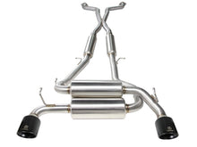 Load image into Gallery viewer, aFe Exhaust Infiniti G37 (2008-2013) Q60 (2014-2016) 2.5" Takeda Series in 304 Stainless Steel w/ Dual Tips - Black Alternate Image