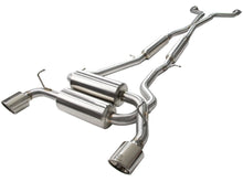 Load image into Gallery viewer, aFe Exhaust Infiniti G37 (2008-2013) Q60 (2014-2016) 2.5" Takeda Series in 304 Stainless Steel w/ Dual Tips - Polshied Alternate Image