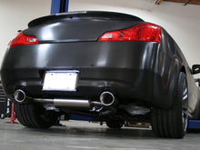Load image into Gallery viewer, aFe Exhaust Infiniti G37 (2008-2013) Q60 (2014-2016) 2.5" Takeda Series in 304 Stainless Steel w/ Dual Tips - Black Alternate Image