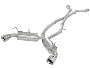 aFe Exhaust Nissan 370Z (2009-2020) 2.5" Takeda Series in 304 Stainless Steel w/ Dual Tips