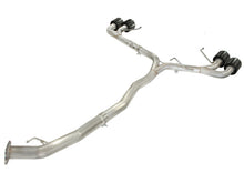 Load image into Gallery viewer, aFe Exhaust Nissan GTR (2009-2020) 2.5" Takeda Series in 304 Stainless Steel w/ Quad Tips Alternate Image