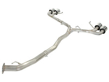 Load image into Gallery viewer, aFe Exhaust Nissan GTR (2009-2020) 2.5" Takeda Series in 304 Stainless Steel w/ Quad Tips Alternate Image