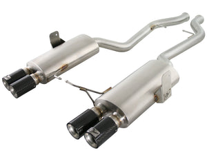 aFe Exhaust BMW M3 E90 (2008-2011) 2.5" Mach Force-XP Series in 304 Stainless Steel w/ Quad Tips
