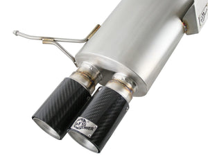aFe Exhaust BMW M3 E90 (2008-2011) 2.5" Mach Force-XP Series in 304 Stainless Steel w/ Quad Tips