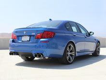 Load image into Gallery viewer, aFe Exhaust BMW M5 (2012-2016) 3" Mach Force-XP Series in 304 Stainless Steel w/ Quad Tips - Carbon Fiber Alternate Image