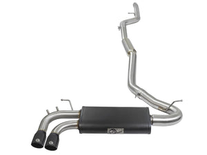 aFe Exhaust BMW 328i (2012-2016) 428i (2014-2016) 3" to 2.25" Mach Force-XP Series in 304 Stainless Steel w/ Dual Tips