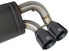 Load image into Gallery viewer, aFe Exhaust BMW M2 (2016-2018) 3" to 2.5" Mach Force-XP Series in 304 Stainless Steel w/ Quad Tips - Black Alternate Image