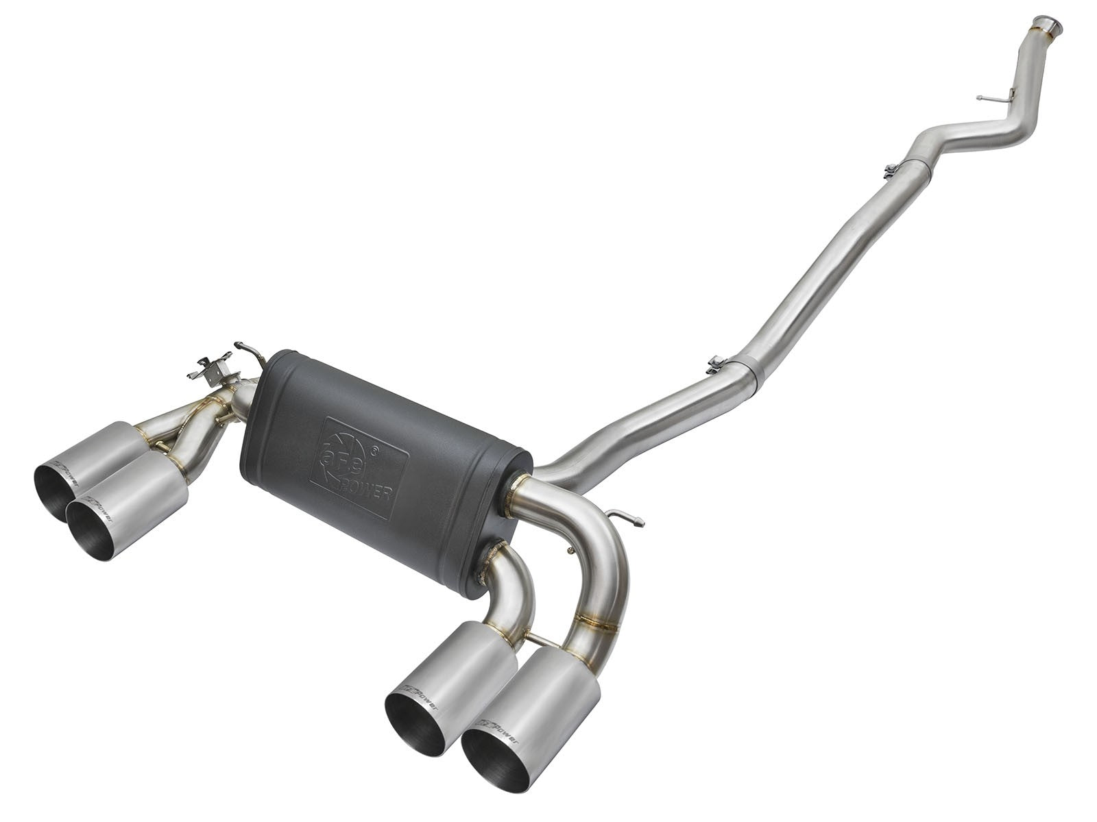 aFe Exhaust BMW M2 (2016-2018) 3" to 2.5" Mach Force-XP Series in 304
