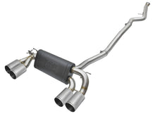 Load image into Gallery viewer, aFe Exhaust BMW M2 (2016-2018) 3" to 2.5" Mach Force-XP Series in 304 Stainless Steel w/ Quad Tips - Polished Alternate Image