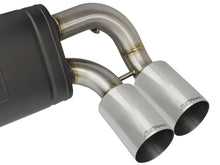 Load image into Gallery viewer, aFe Exhaust BMW M2 (2016-2018) 3" to 2.5" Mach Force-XP Series in 304 Stainless Steel w/ Quad Tips - Black Alternate Image